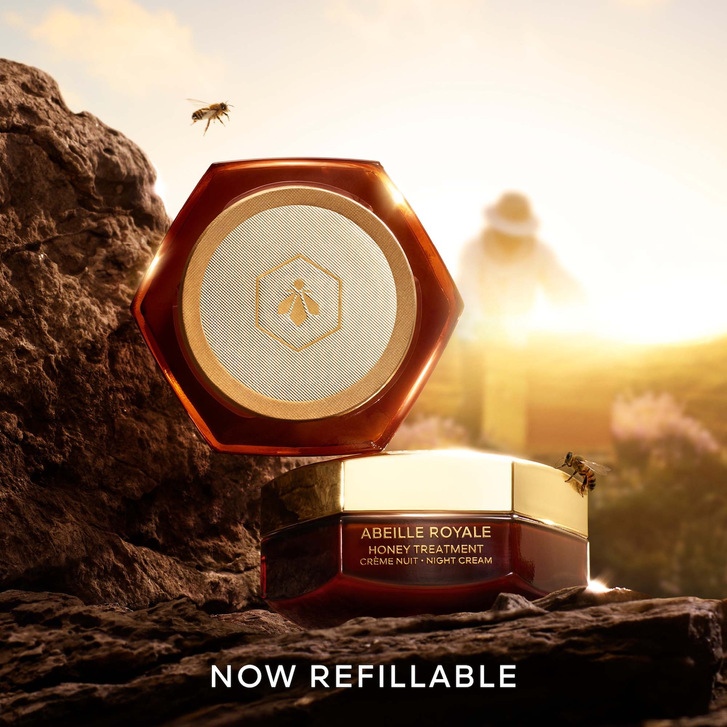 Abeille Royale Honey Treatment Night Cream with Hyaluronic Acid