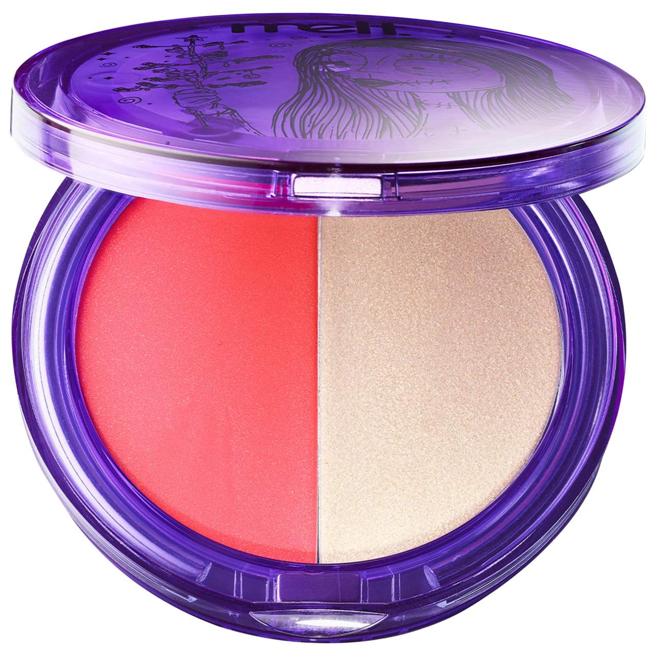 Кремовый дуэт румян и хайлайтера Melt Cosmetics Deadly Night Shade — фото 1
