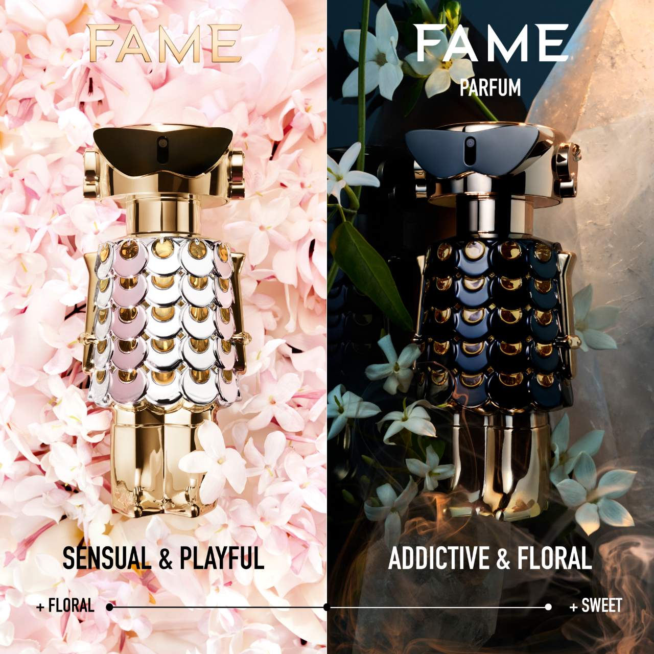 Fame Parfum with Patchouli & Jasmine - Rabanne | Sephora
