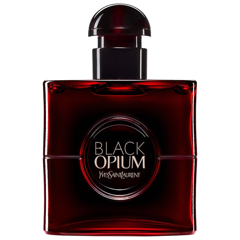 Black Opium Eau de Parfum Over Red with Cherry & Coffee thumbnail 2