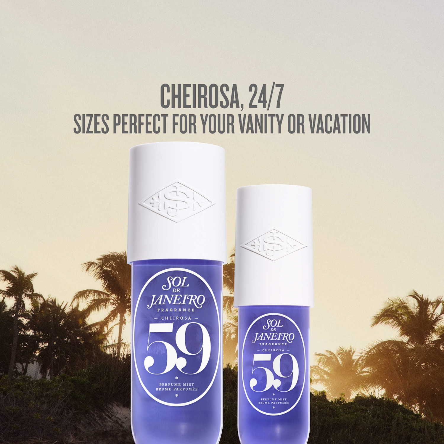 Cheirosa 59 Delicia Hair & Body Refillable Perfume Mist - Sol de