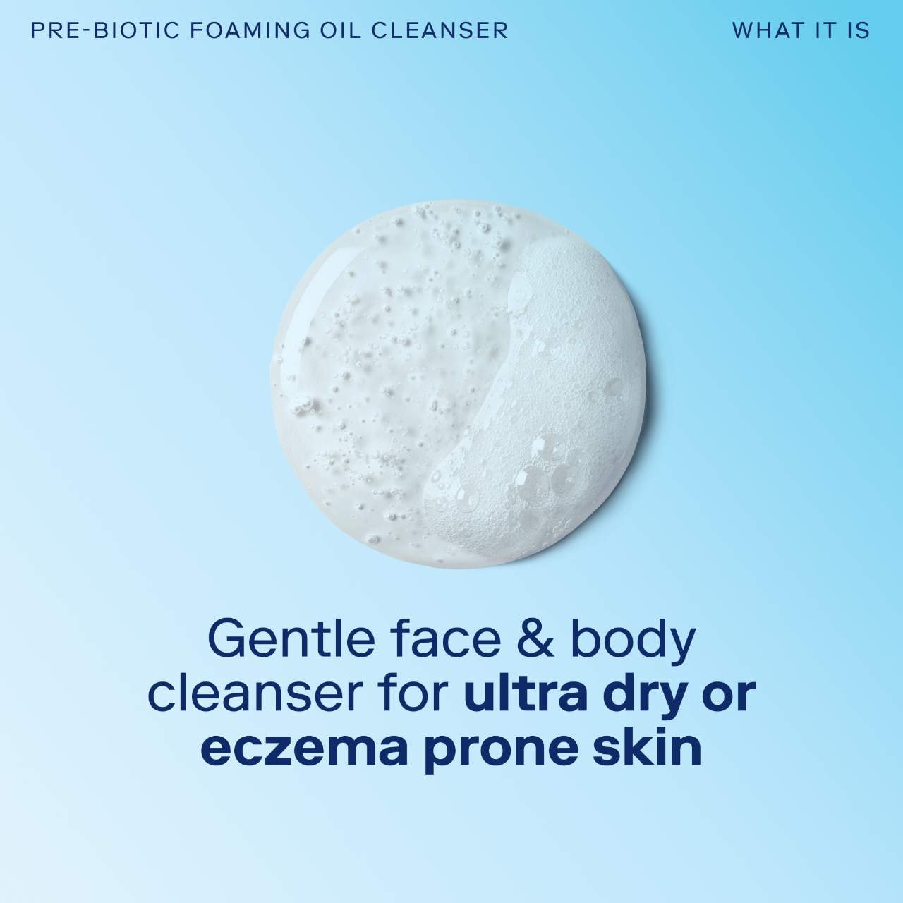 Пенящееся очищающее масло Skinfix Eczema+ с пребиотиками — фото 2