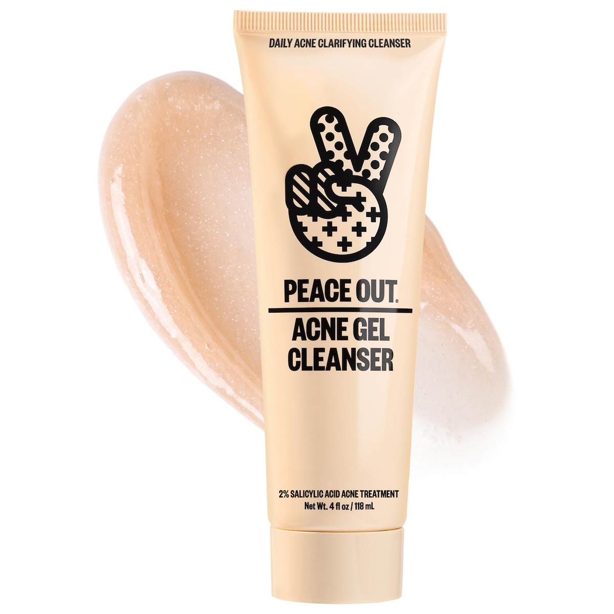 Peace Out 2 percent Salicylic Acid Acne Gel Cleanser