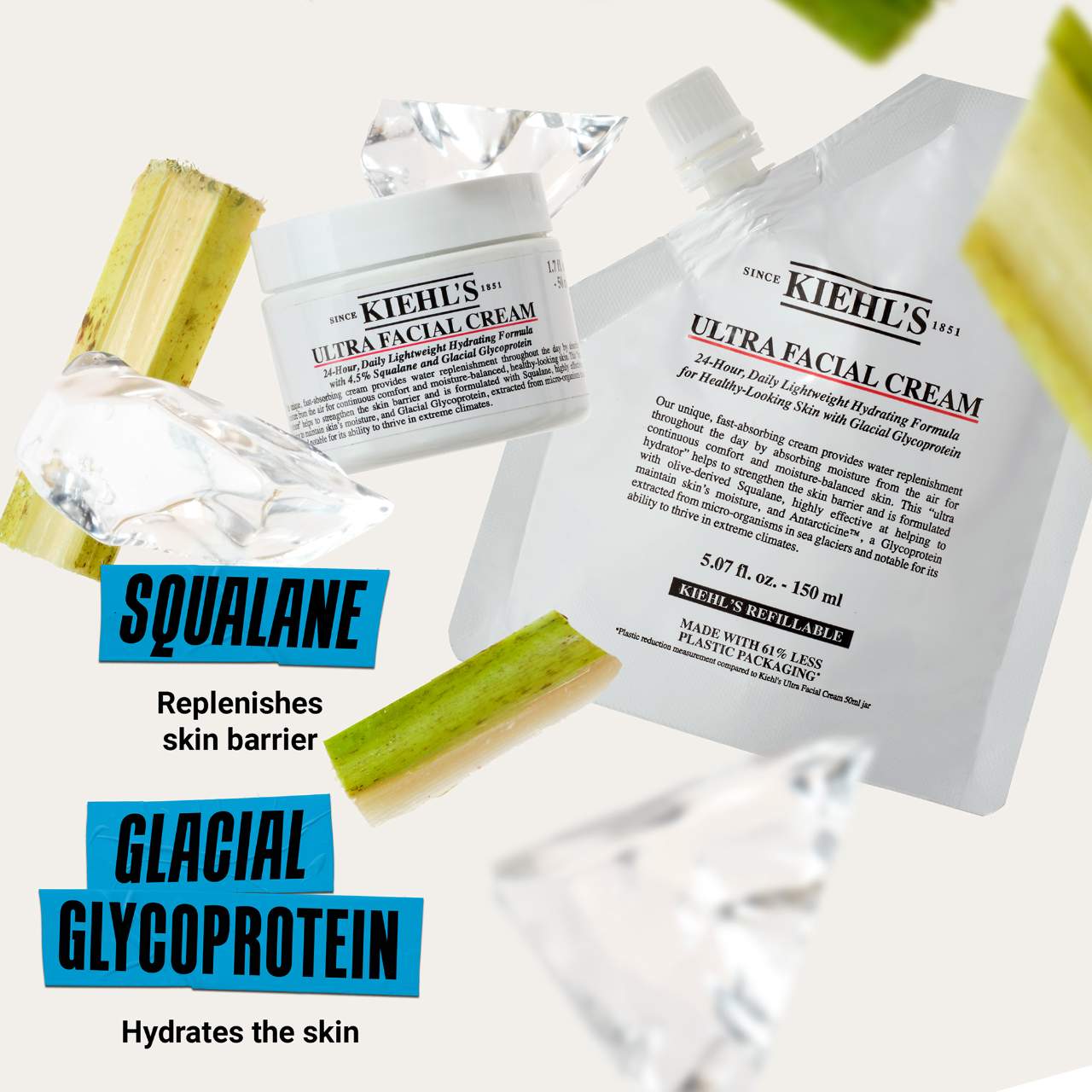 Kiehl's Since 1851 Ultra Facial Refillable Moisturizing Cream with Squalane Hamilton Place