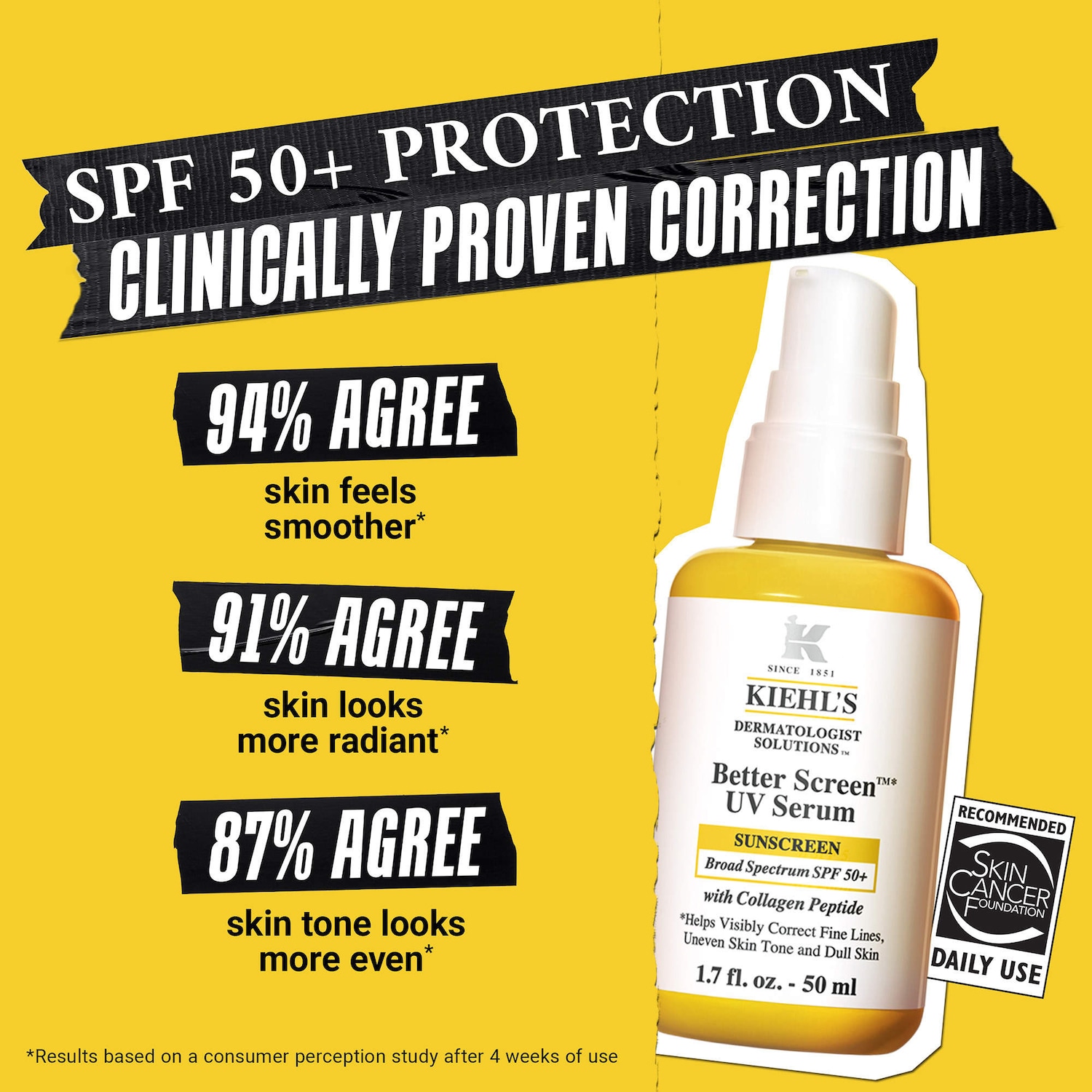 Better Screen™ UV Serum SPF 50+ Facial Sunscreen with