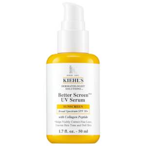 Kiehl's Since 1851 Better Screen™ UV Serum SPF 50+ Facial Sunscreen with Collagen Peptide INTERNATIONAL SHIPPING