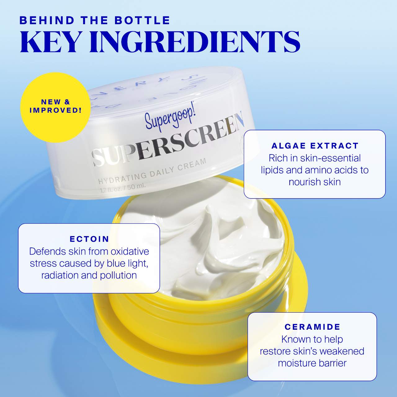 Насыщенный увлажняющий солнцезащитный крем для лица SPF 40 Supergoop! Superscreen — фото 6