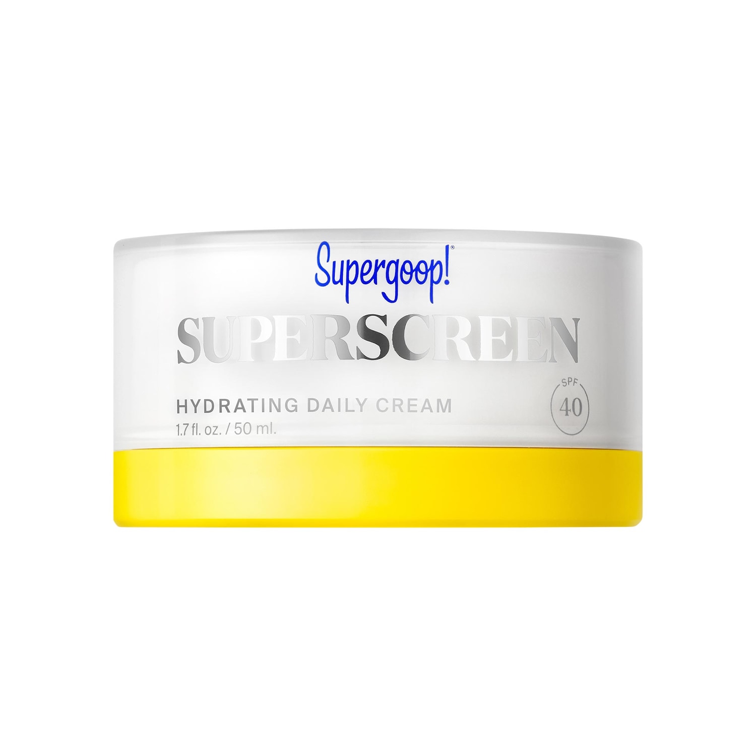 Насыщенный увлажняющий солнцезащитный крем для лица SPF 40 Supergoop! Superscreen — фото 1