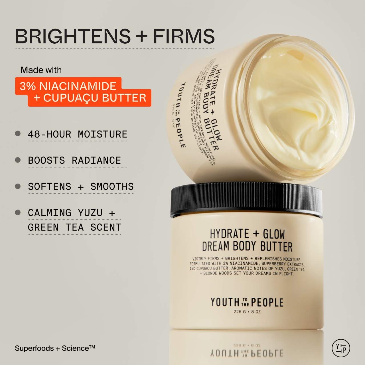 Масло для тела с ниацинамидом Youth To The People Superberry Firm + Glow Dream — фото 2