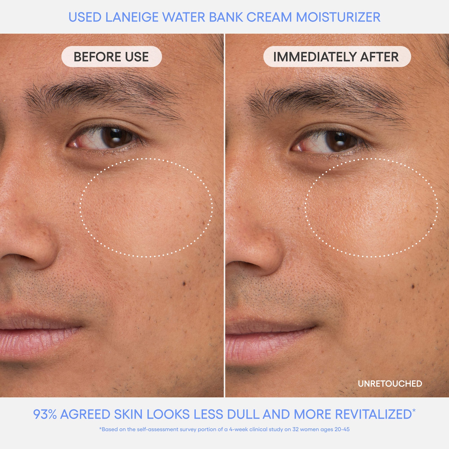 Crème hydratante avec acide hyaluronique Water Bank Blue pour la réparation de barrière d’hydratation