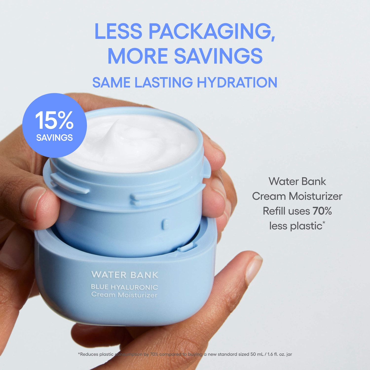 Water Bank Blue Hyaluronic Cream Moisturizer for Moisture Barrier Repair