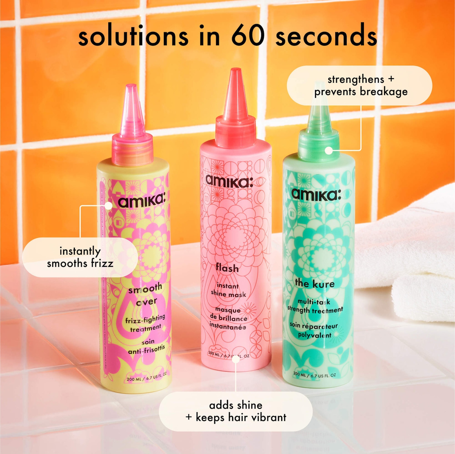 フェイスクリーム Ami Smooth Over Frizz-Fighting Hair Treatment Mask - amika | Sephora