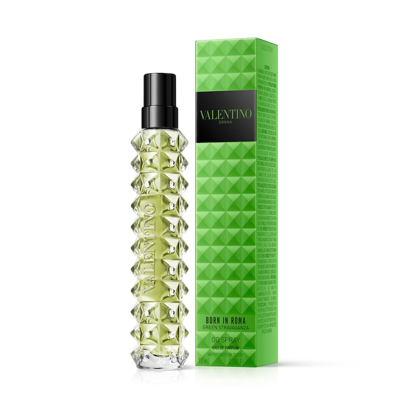 Donna Born in Roma Green Stravaganza Eau de Parfum Travel Spray with Vanilla & Tea Accord thumbnail 3