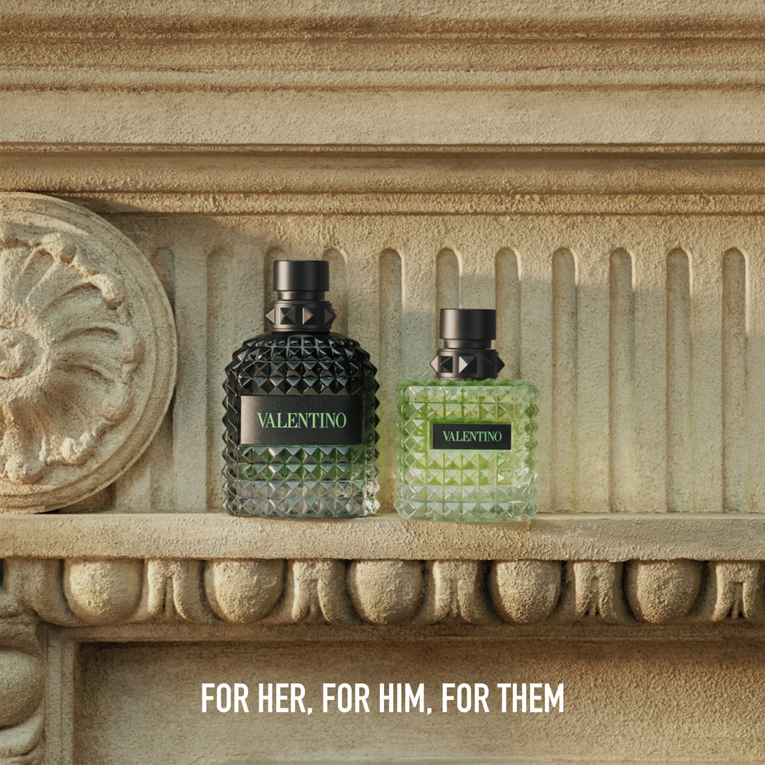 Uomo Born in Roma Green Stravaganza Eau de Toilette with Coffee