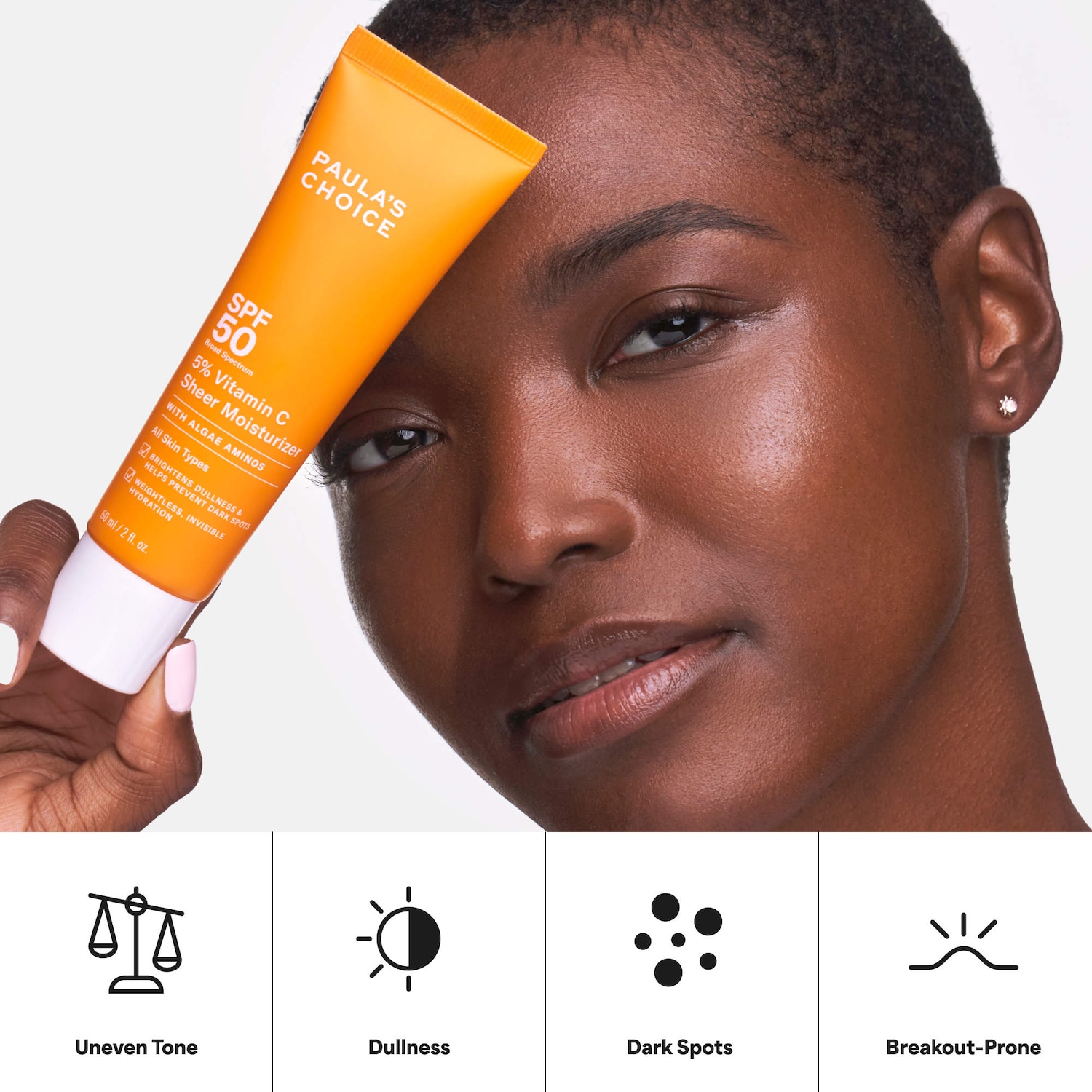 5% Vitamin C Sheer Facial Moisturizer SPF 50 - Paula's Choice