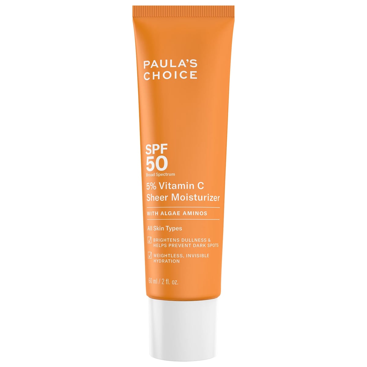 Paula's Choice 5 percent Vitamin C Sheer Facial Moisturizer SPF 50 tube