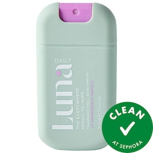 Luna Daily - The Mini Everywhere Spray-To-Wipe - With Prebiotics + Vitamins C&E, for Sensitive Skin