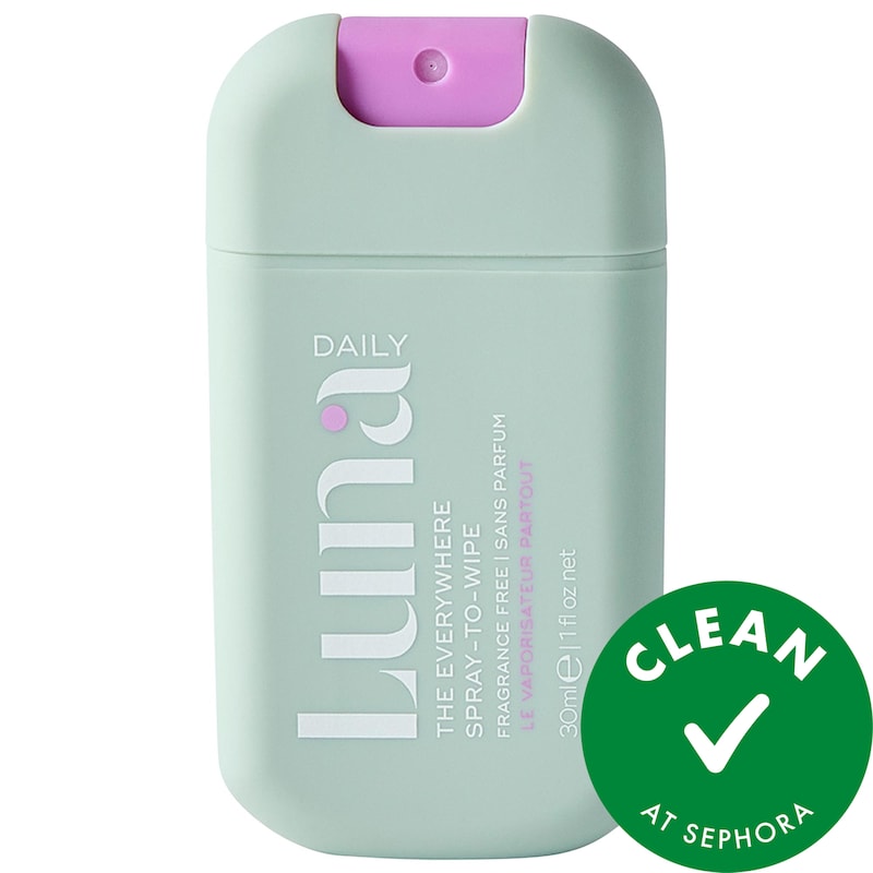 The Mini Everywhere Spray-To-Wipe - With Prebiotics + Vitamins C&E, for Sensitive Skin