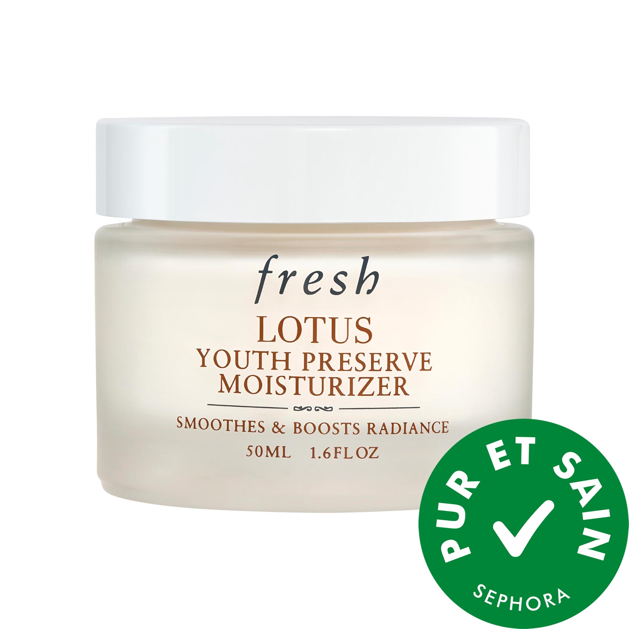 fresh Crème Lotus Youth Preserve pour les ridules et la texture de la peau 1.69 oz / 50 ml