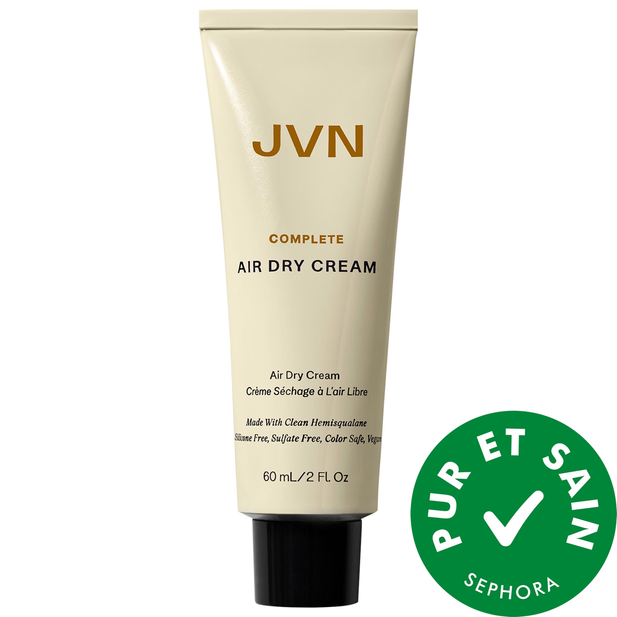 JVN Crème hydratante complète pour les cheveux avec'séchage à l'air 2 oz