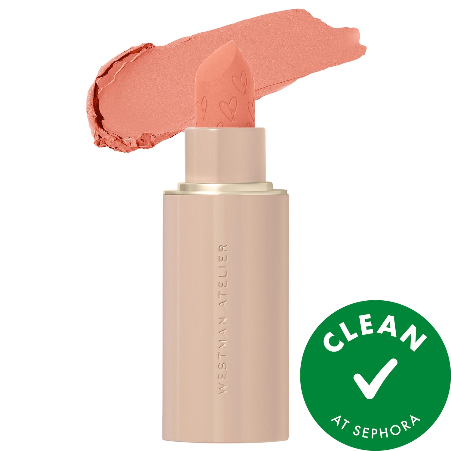 Westman Atelier Lip Suede Hydrating Matte Lipstick with Hyaluronic Acid in Läcker
