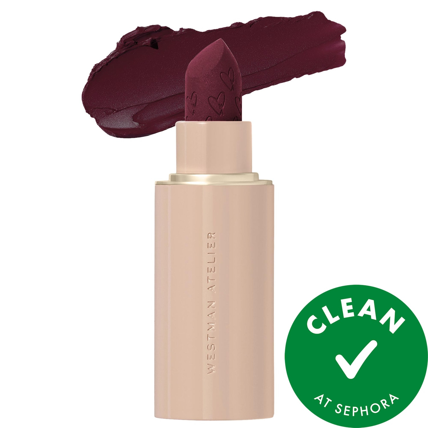 Westman Atelier Lip Suede Hydrating Matte Lipstick with Hyaluronic Acid in Lou Lou
