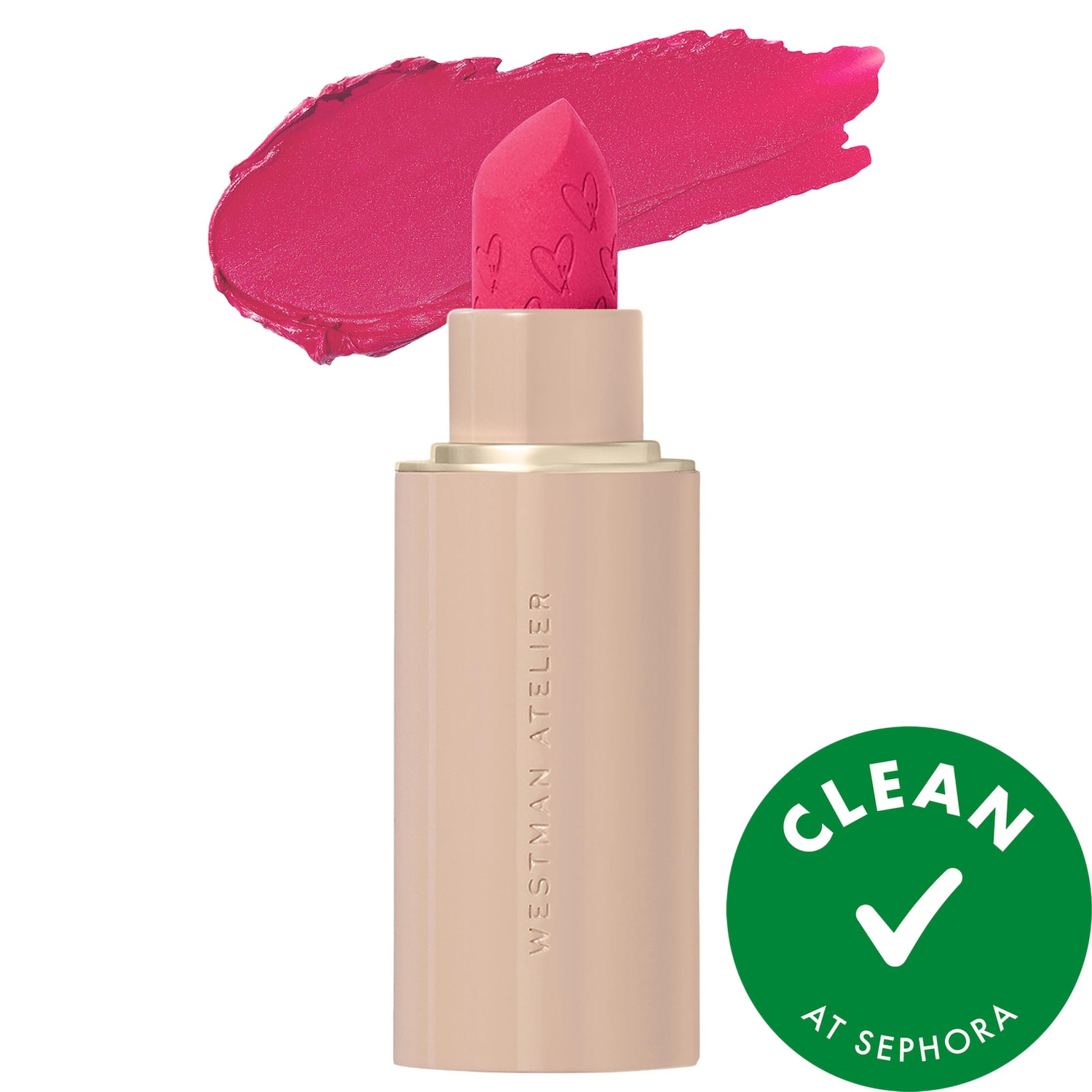 Westman Atelier Lip Suede Hydrating Matte Lipstick with Hyaluronic Acid in LFG