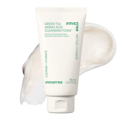 Бессульфатная пенка для умывания innisfree с зелёным чаем Чеджу и аминокислотами