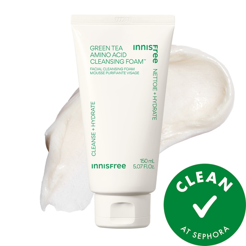 Sulfate-Free Green Tea Amino Acid Cleansing Foam
