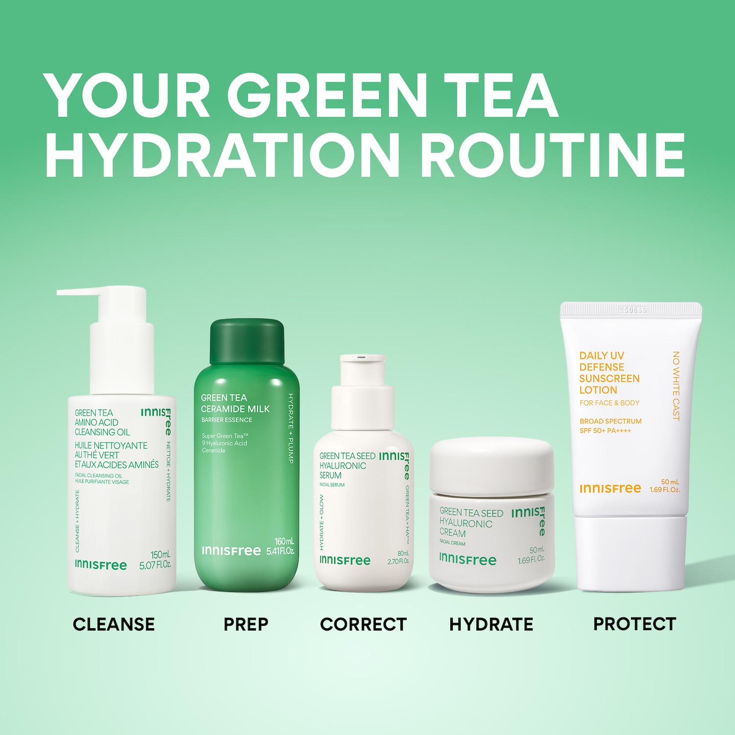 Hydrating Green Tea Amino Acid Cleansing Oil - innisfree | Sephora