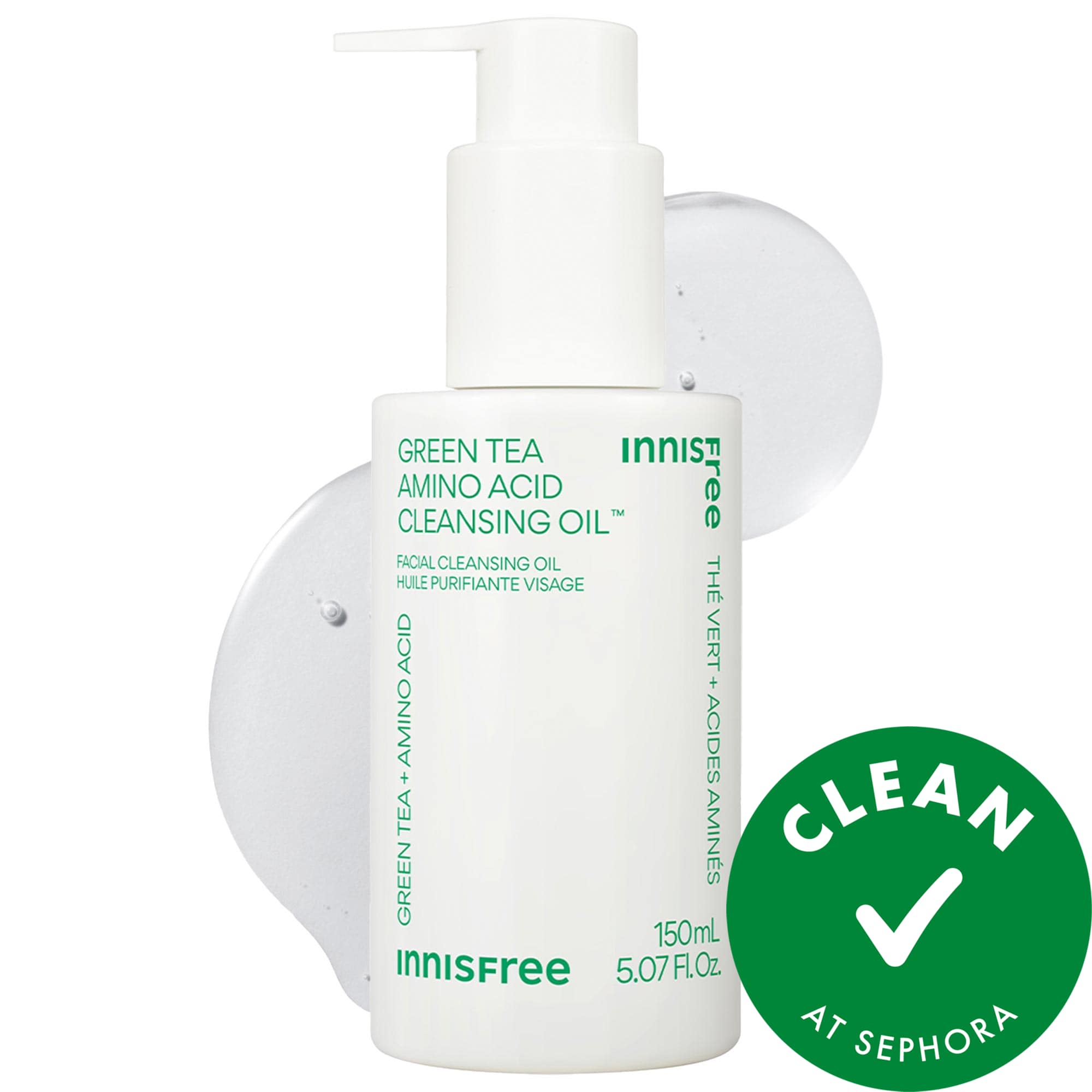 innisfree Hydrating Green Tea Amino Acid Cleansing Oil 5.07 oz / 150 ml