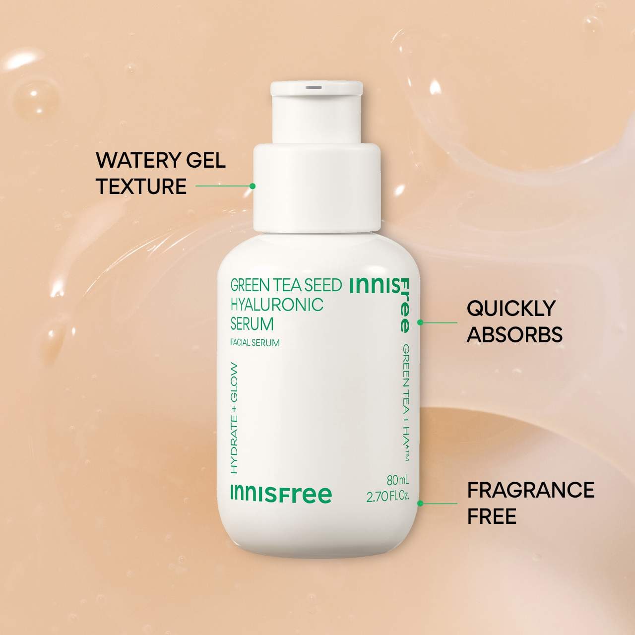 Innisfree Green Tea Hyaluronic Acid Hydrating Serum Pacific City