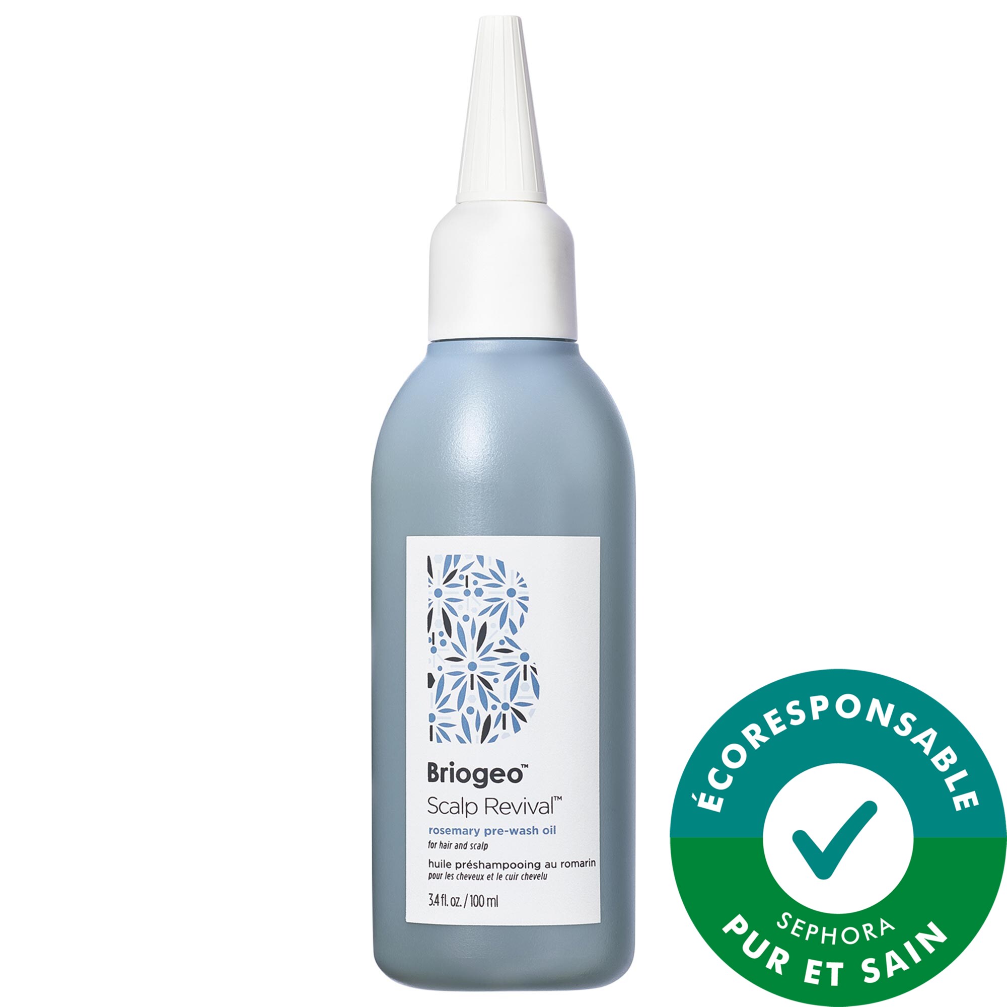 Briogeo Huile prénettoyante pour cuir chevelu et cheveux au romarin Scalp Revival™ 3.4 fl.oz. / 100 mL