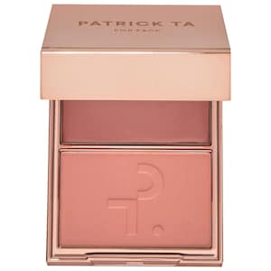 PATRICK TA Major Headlines Double-Take Crème & Powder Blush Duo INTERNATIONAL SHIPPING