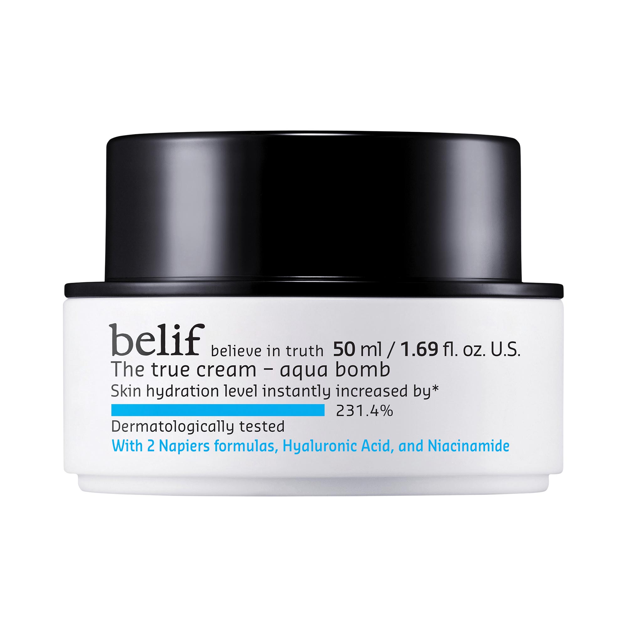 belif The True Cream Aqua Bomb with Hyaluronic Acid and Niacinamide oz