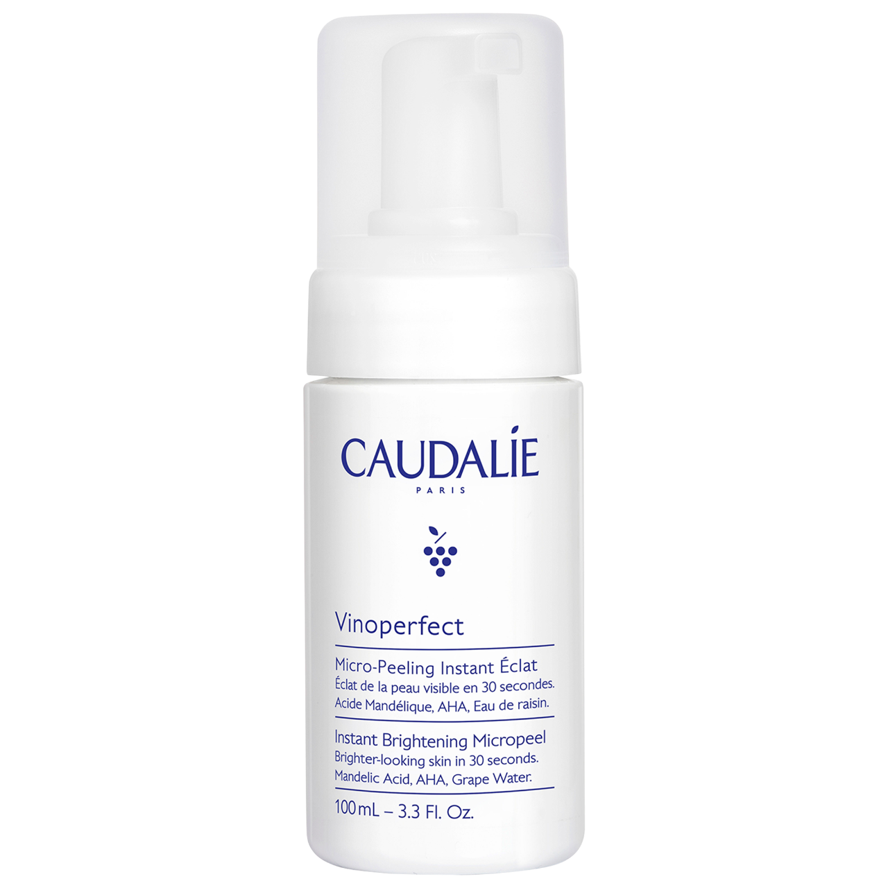 Ежедневный осветляющий AHA-микропилинг Caudalie Vinoperfect