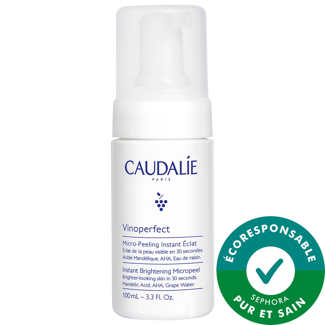 Caudalie Micro-peeling instant éclat Vinoperfect AHA 3.3 oz