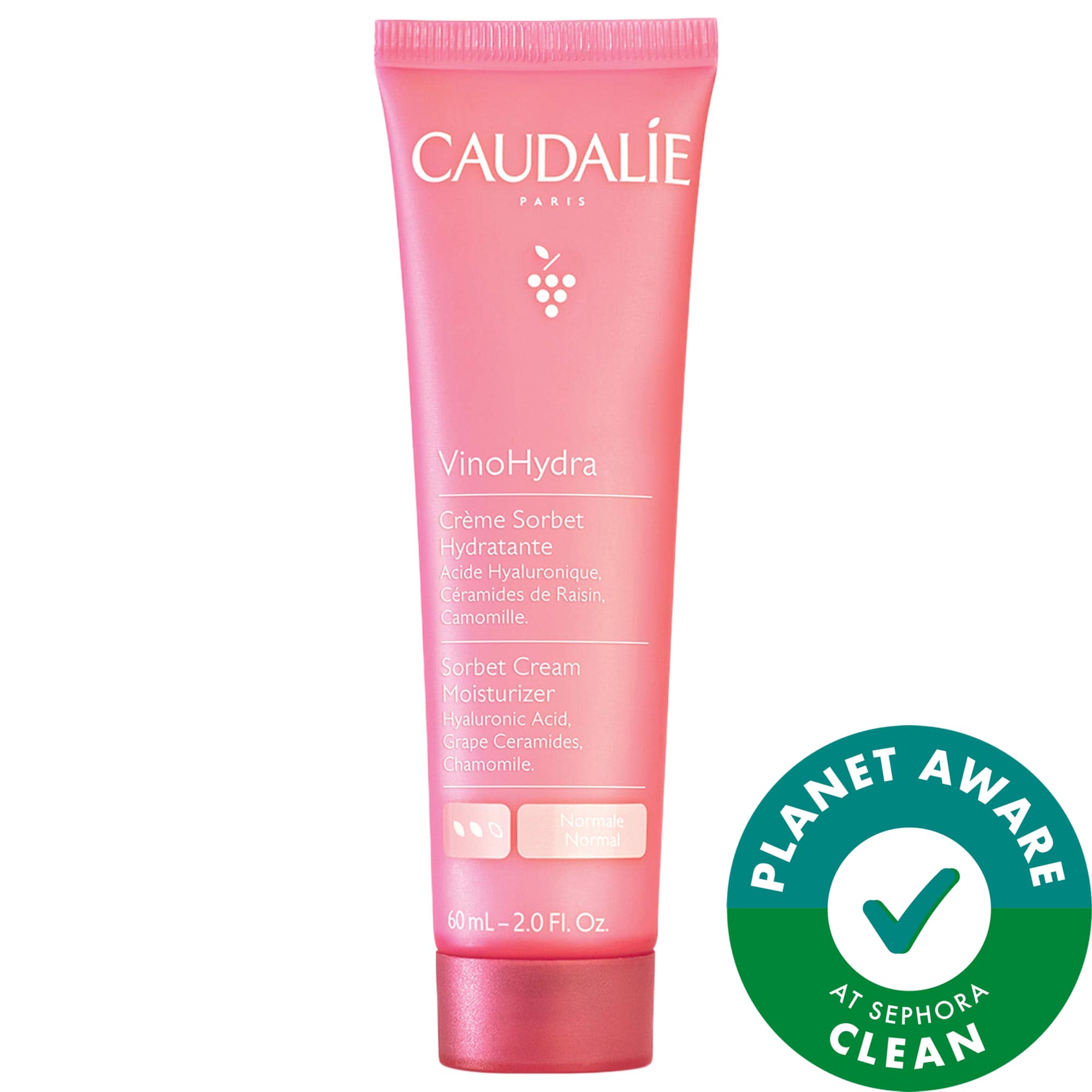 Caudalie VinoHydra Sorbet Cream Moisturizer with Hyaluronic Acid 2 oz / 60 ml