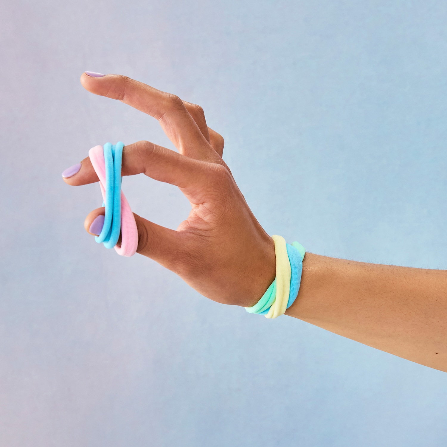 Аксессуары для волос Mane Rainbow Fabric Hair Ties — фото 4
