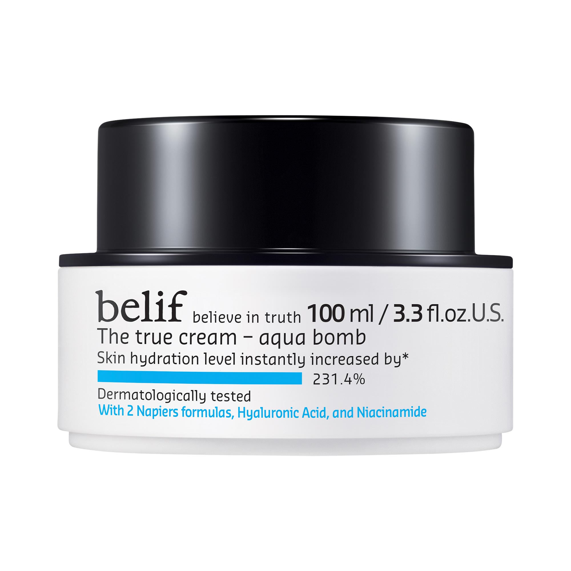 belif The True Cream Aqua Bomb with Hyaluronic Acid and Niacinamide oz