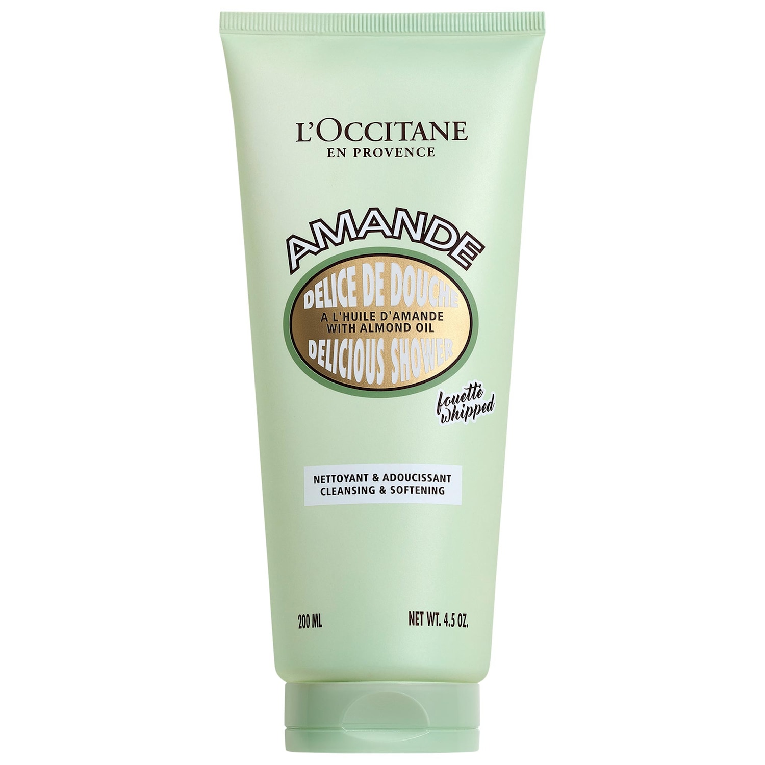 Питательный взбитый гель для душа L'Occitane с миндалём — фото 1
