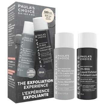 The Exfoliation Experience Kit with 2% BHA + 6% Mandelic Acid AHA ...