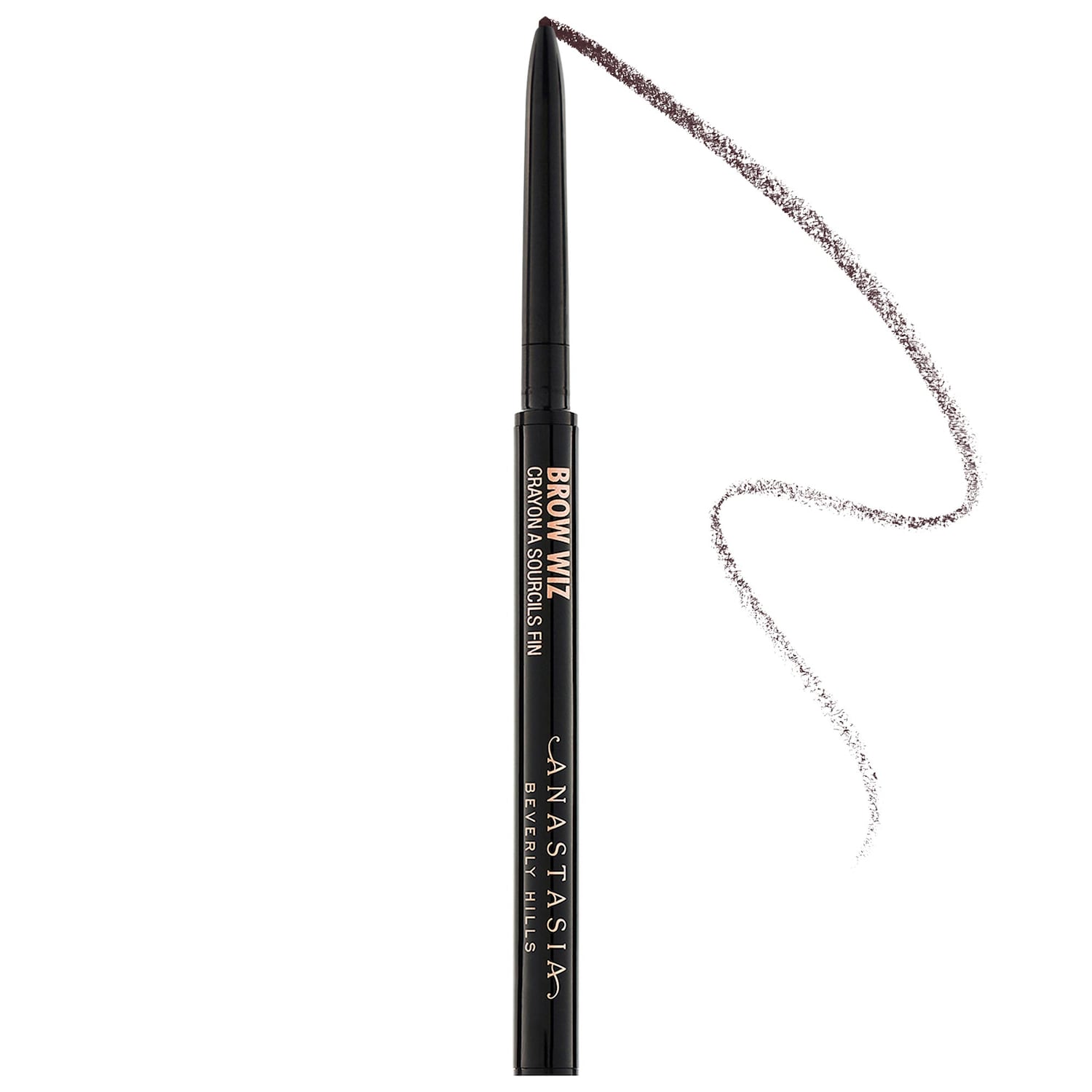 Мини-карандаш для бровей Anastasia Beverly Hills Brow Wiz, ультратонкий, цвет: Пепельный коричневый — фото 1