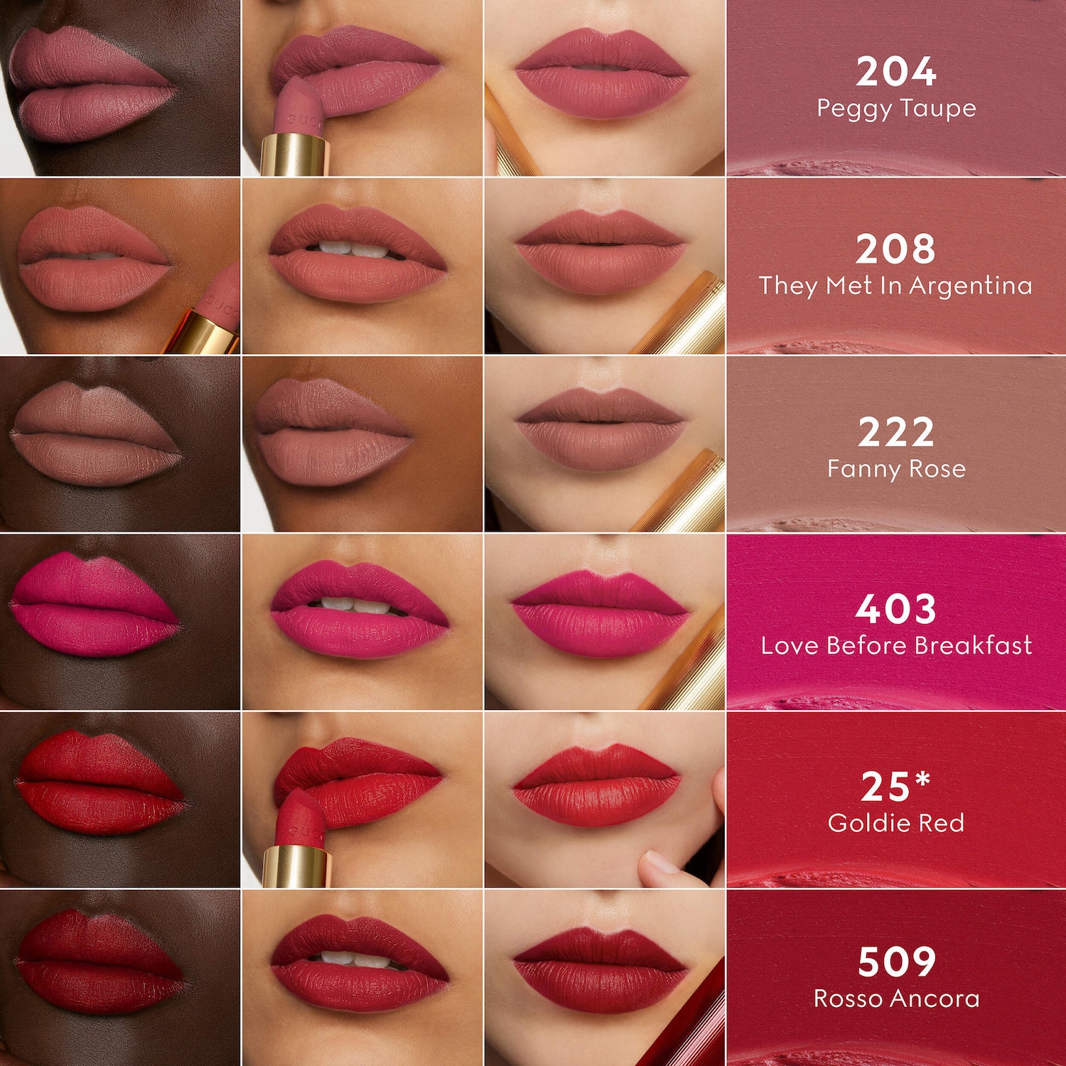 Rouge à Lèvres Mat Matte Lipstick - Gucci | Sephora