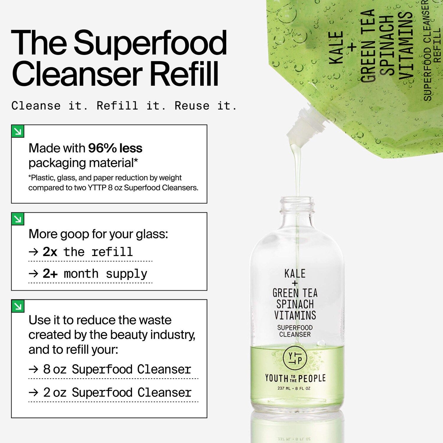 Superfood Hydrating Gentle Antioxidant Refillable Cleanser