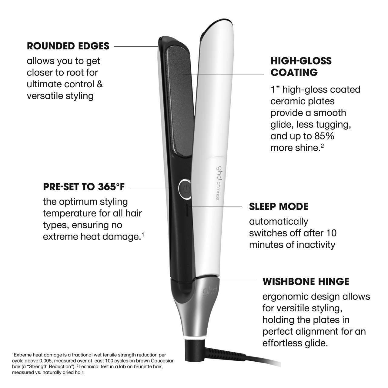 Выпрямитель для волос 1" ghd Chronos Styler — фото 4
