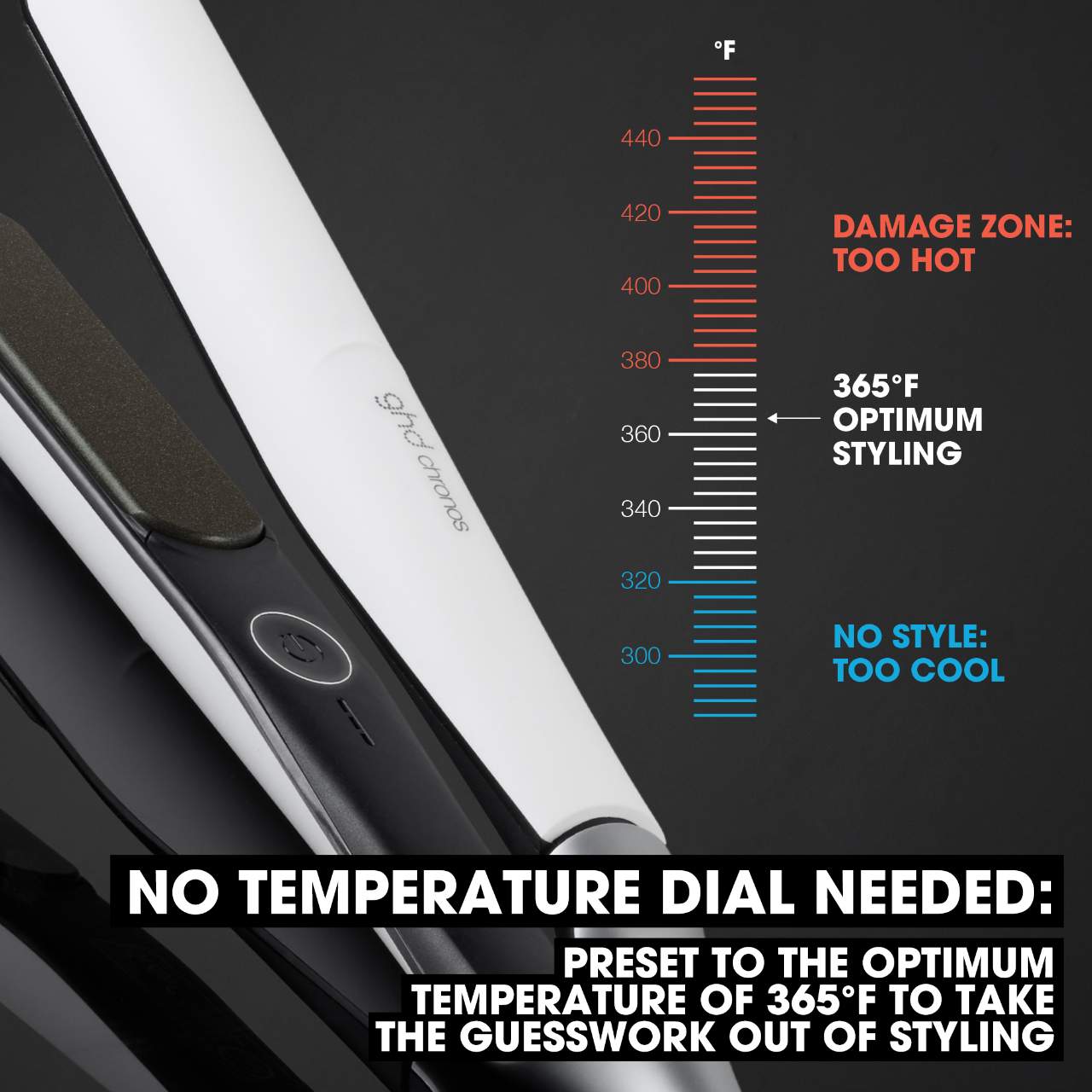 Выпрямитель для волос 1" ghd Chronos Styler — фото 7