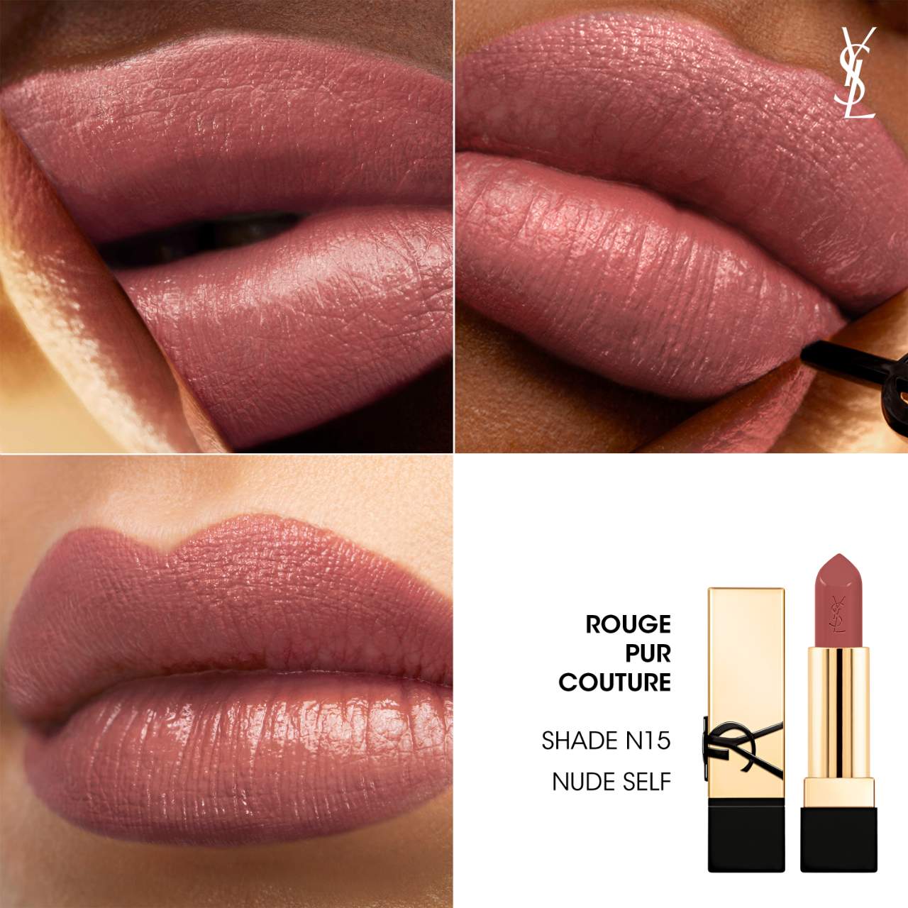 Rouge Pur Couture Caring Satin Lipstick with Ceramides
