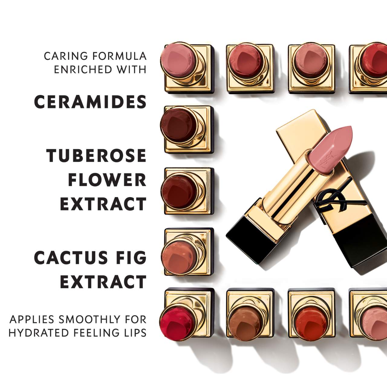 Rouge Pur Couture Caring Satin Lipstick with Ceramides