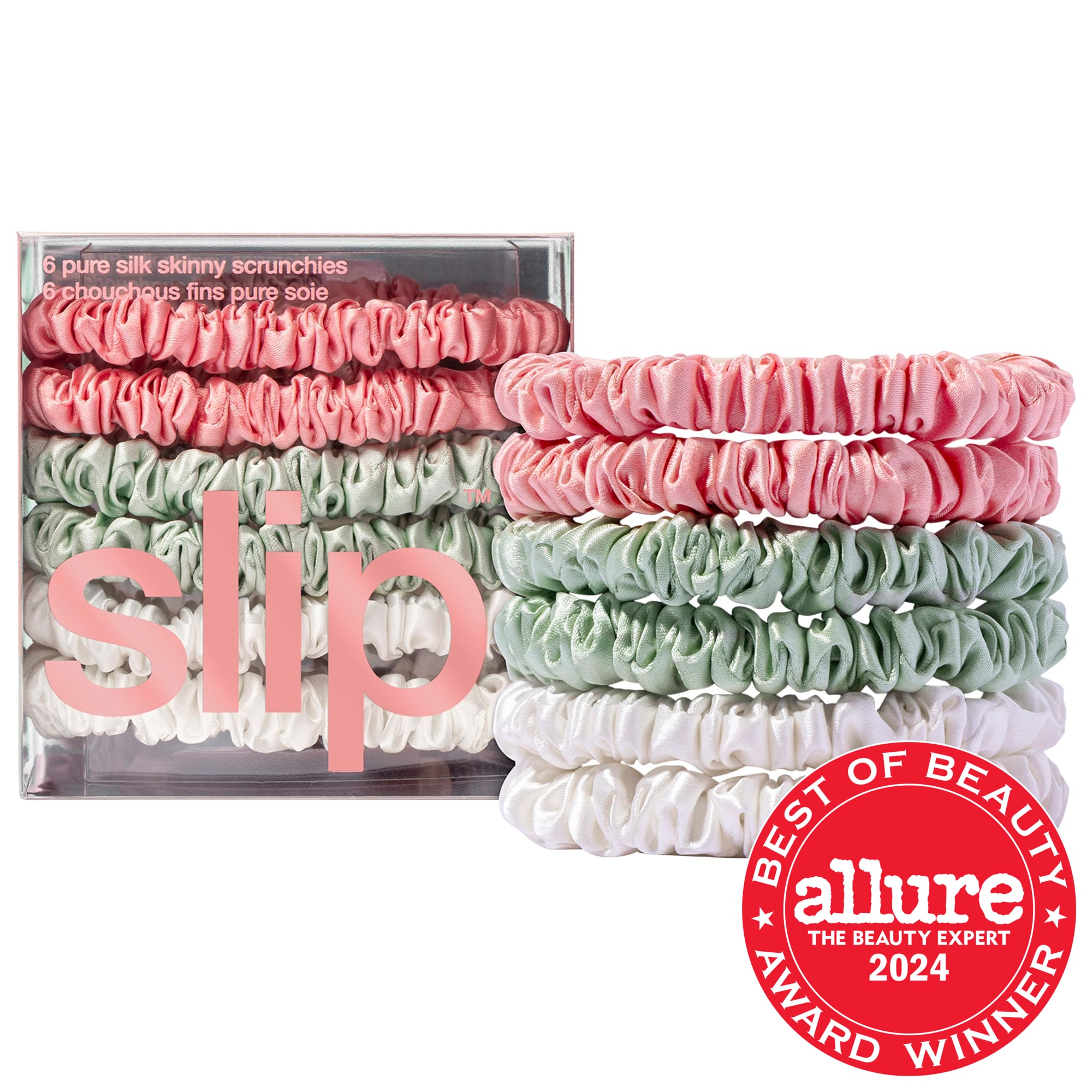 Small Slipsilk™ Scrunchies - 6 pack